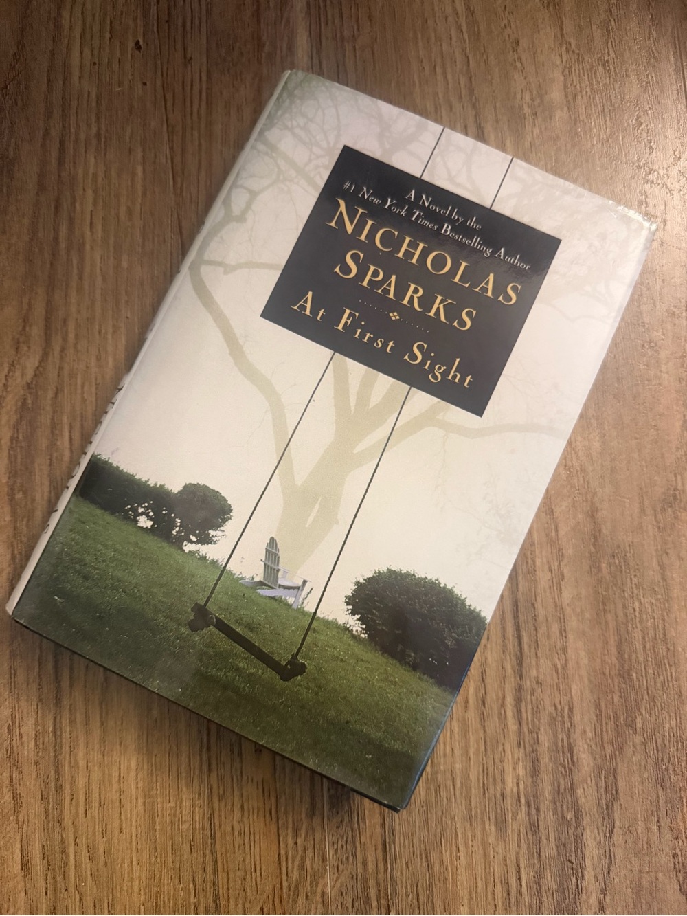 Nicholas Sparks "At First Sight" - Hardcover Book